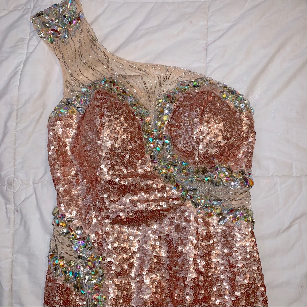 Rose Gold Prom dress